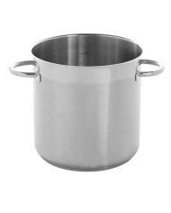 Stock pot stainless steel Without release liner Without cover Ø 24 cm 24 cm 10 L Qualiplus Pro.cooker