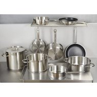 Stock pot stainless steel Without release liner Without cover Ø 28 cm 28 cm 17 L Qualiplus Pro.cooker