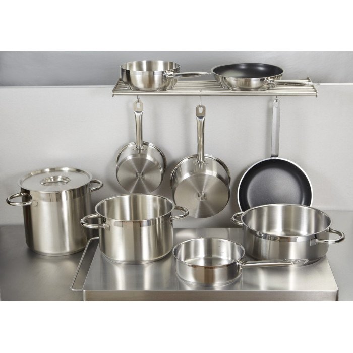 Stock pot stainless steel Without release liner Without cover Ø 32 cm 32 cm 25 L Qualiplus Pro.cooker