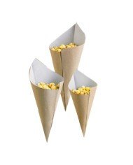 CONE KRAFT GREASEPROOF CARDBOARD PACK OF 250 L24 X W34CM 96CL 