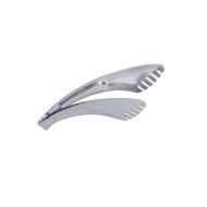 CURVED SERRATED TONG L23CM STAINLESS STEEL