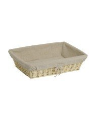Basket rectangular beige 40x30x10 cm Pro.mundi