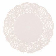 Doily round white Ø 10 cm (250 units)