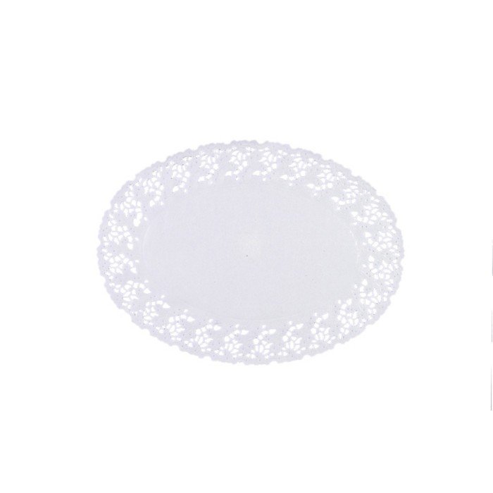 Doily oval white 31x23 cm (250 units)