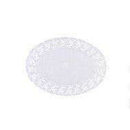 Doily oval white 31x23 cm (250 units)