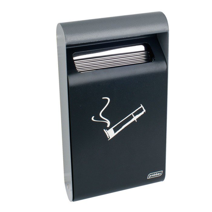 Wall-mounted ashtray steel 19.1x6.4x35.5 cm Probbax