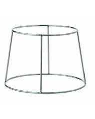 Seafood platter stand round grey steel Ø 27 cm