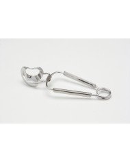 Snail tongs stainless steel 18/10 16 cm