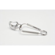 Snail tongs stainless steel 18/10 16 cm