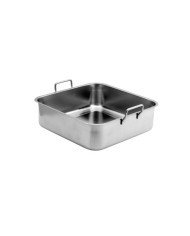 CONTAINER WITHOUT LID SQARE 4L STAINLESS STEEL BAIN MARIE 