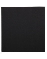 Napkin black cellulose wadding 38x38 cm Lisah Pro.mundi (50 units)
