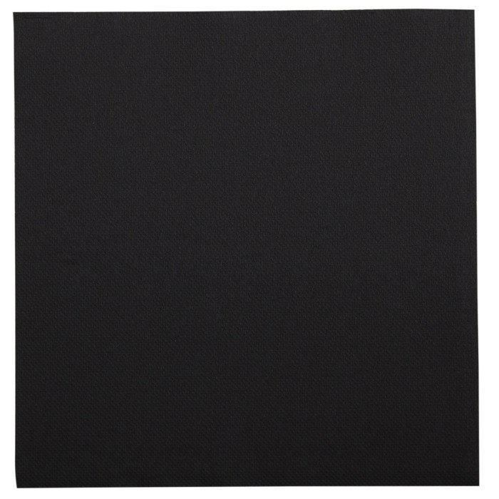 Napkin black cellulose wadding 38x38 cm Lisah Pro.mundi (50 units)