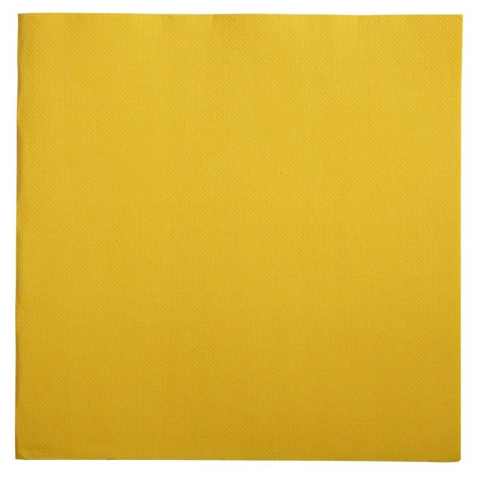 Napkin yellow cellulose wadding 38x38 cm Lisah Pro.mundi (50 units)