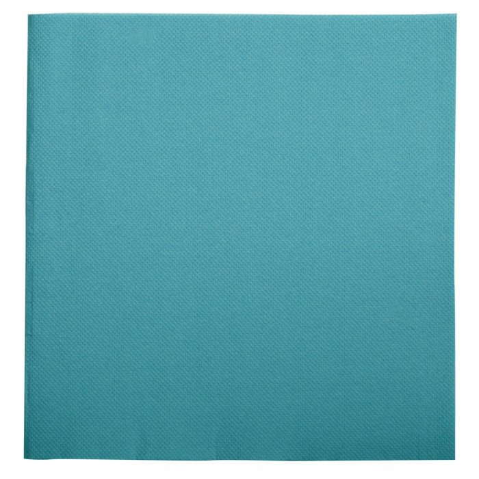 Napkin bleu lagon cellulose wadding 38x38 cm Lisah Pro.mundi (50 units)