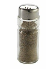 Salt shaker/pepper pot transparent Ø 3 cm 9 cm Eco Pro.mundi Pro.mundi