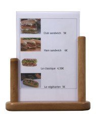 Table easel rectangular chestnut 23x20x6 cm Classique Securit