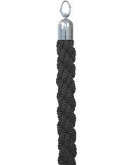 Cord for reception barrier rectangular black 150x3.8 cm Securit