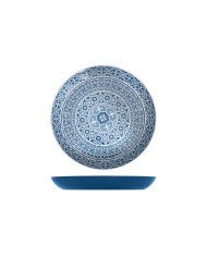 BOWL BLUE D38XH4.5CM MELAMINE MOROCCAN MARRAKESH CREATIVE