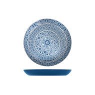 BOWL BLUE D38XH4.5CM MELAMINE MOROCCAN MARRAKESH CREATIVE