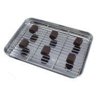 Place mat stainless steel 26x18.5x2 cm Pro.cooker