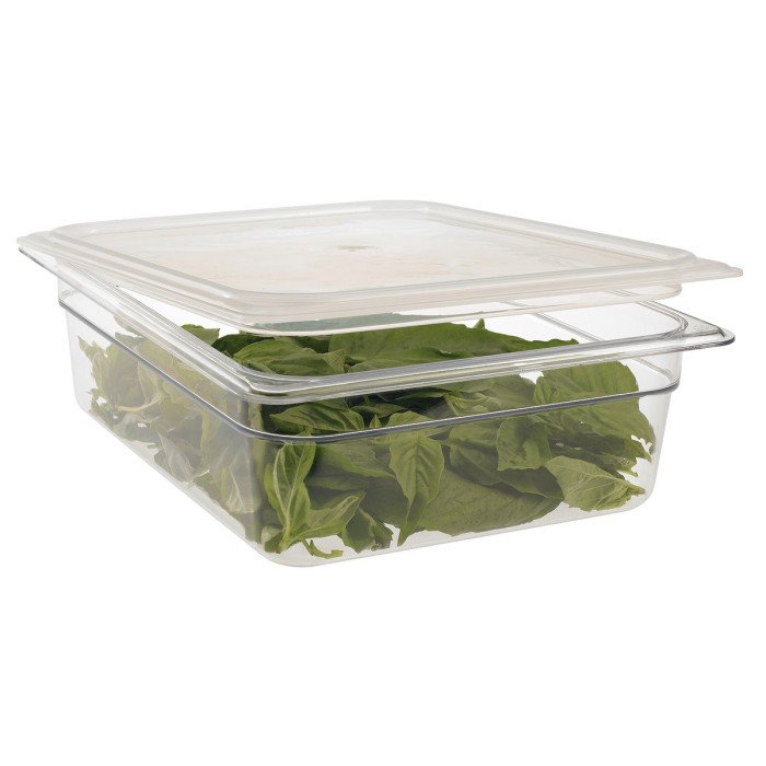 Airtight lid plastic polypropylene (pp) GN 1/4 flat Cambro