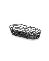 Basket oval black 23x10x5 cm Artisan Tablecraft