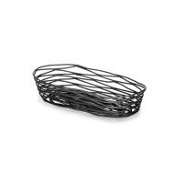 Basket oval black 23x10x5 cm Artisan Tablecraft