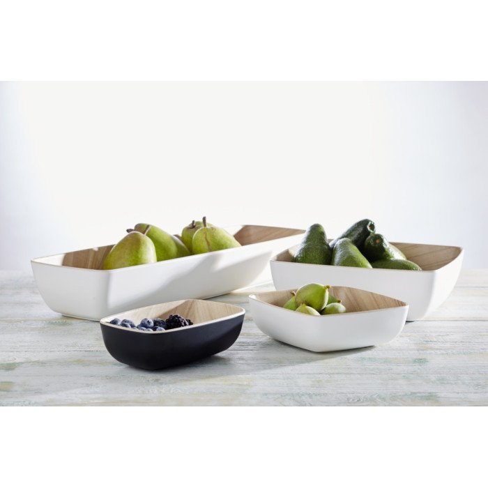 Salad bowl melamine brown 53x16.2x7.5 cm 3.65 L Frida Aps 