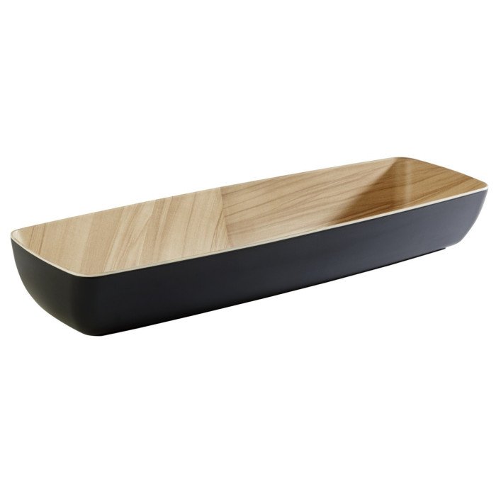 Salad bowl melamine black 53x16.2x7.5 cm 3.65 L Frida Aps 