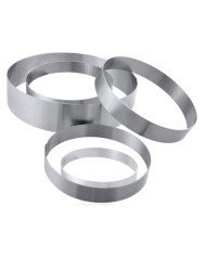 RING CAKE ROUND Ø14CM H3.5CM STAINLESS STEEL