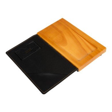 Bill holder rectangular black 17.9x10 cm Securit