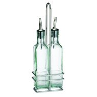 Oil/vinegar bottles transparent 4.76x4.76x26.35 cm Prima Tablecraft