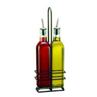 Oil/vinegar bottles transparent 4.76x4.76x26.35 cm Prima Tablecraft