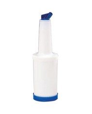 STORE N POUR BOTTLE ROUND BLUE 1L POLYPROPYLENE 