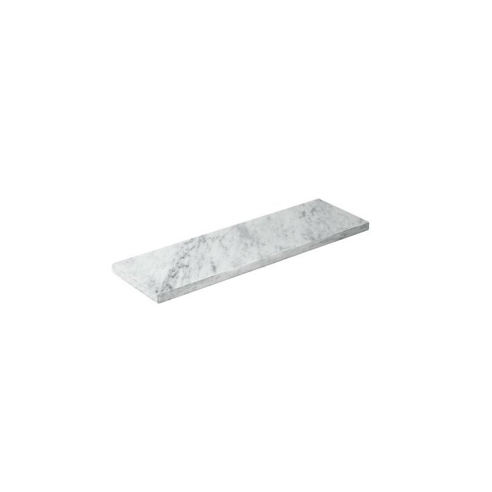 Presentation tray marble white marble 53x16.3x2 cm Flow Craster