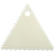 DOUGH SCRAPPER COMB TRIANGULAR 3 SIDES L10.5 X W10.5 X H10.5CM 