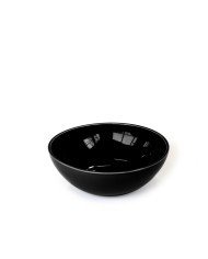 Bowl glass black Ø 25 cm 8.5 cm Tilt Craster