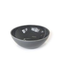 BOWL DARK GREY LARGE D29XH10CM CERAMIC TILT CRASTER