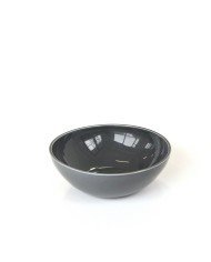 Bowl porcelain grey Ø 25 cm 8.5 cm Tilt Craster
