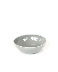 BOWL TILT LIGHT MEDIUM D25XH8.5CM GREY CERAMIC CRASTER