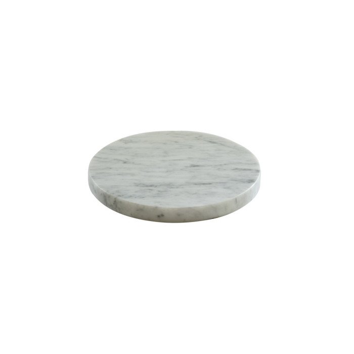 Presentation tray marble white Ø 21.8 cm 2.5 cm Tilt Craster