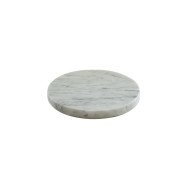 Presentation tray marble white Ø 21.8 cm 2.5 cm Tilt Craster