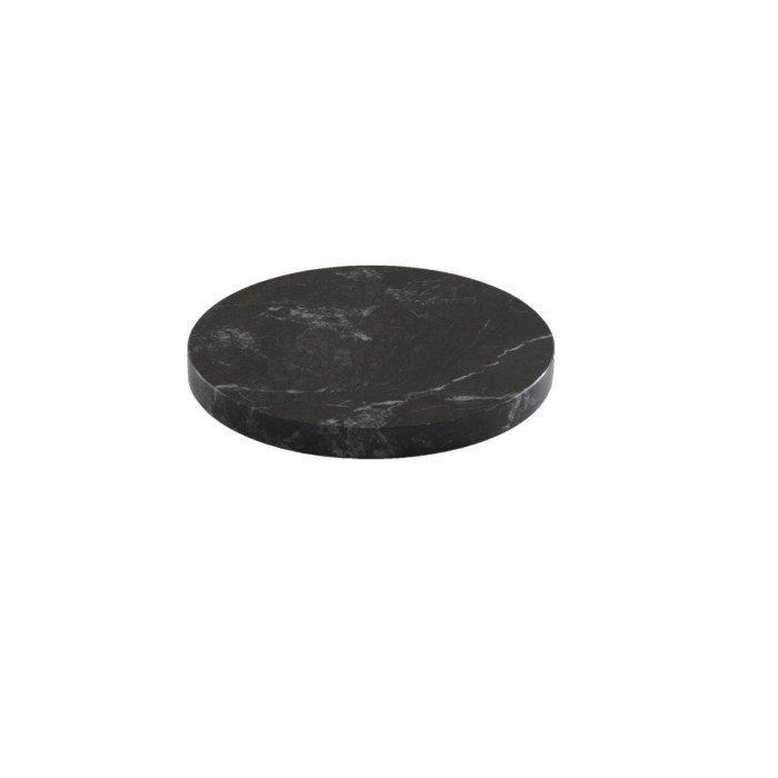 Presentation tray marble grey Ø 21.8 cm 2.5 cm Tilt Craster