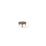 Tray with stand walnut Ø 32.5 cm 14 cm Alto Craster