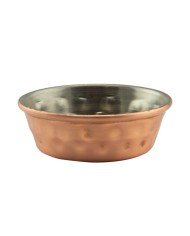 Mini hammered stainless steel bowl copper 18/0 Ø 70 mm Pro.mundi