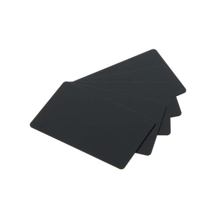PVC card rectangular black Edikio