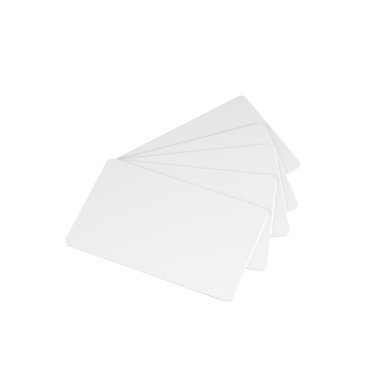 PVC card rectangular white 86x54 mm Edikio