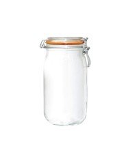 PRESERVING JAR WITH HERMETIC LID 100CL GLASS