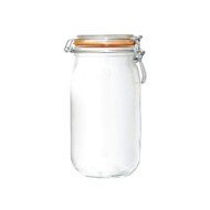 PRESERVING JAR WITH HERMETIC LID 100CL GLASS