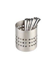 CUTLERY HOLDER PERFORATED D10XH10CM SST